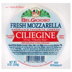 BelGioioso Ciliegine Fresh Mozzarella Cheese - 8 oz