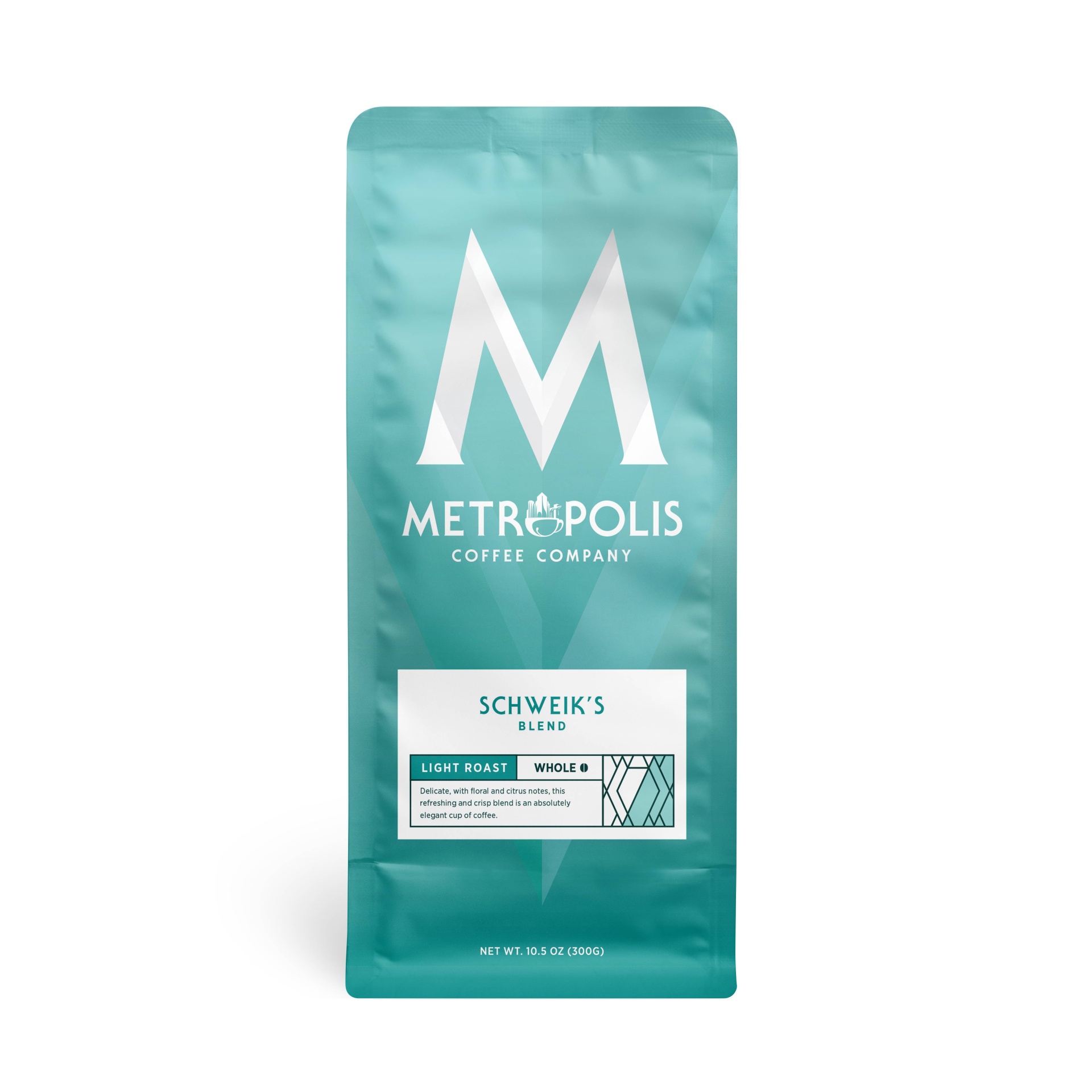slide 1 of 3, Metropolis Coffee Schweiks Blend Light Medium Roast Whole Bean Coffee - 10.5oz, 10.5 oz