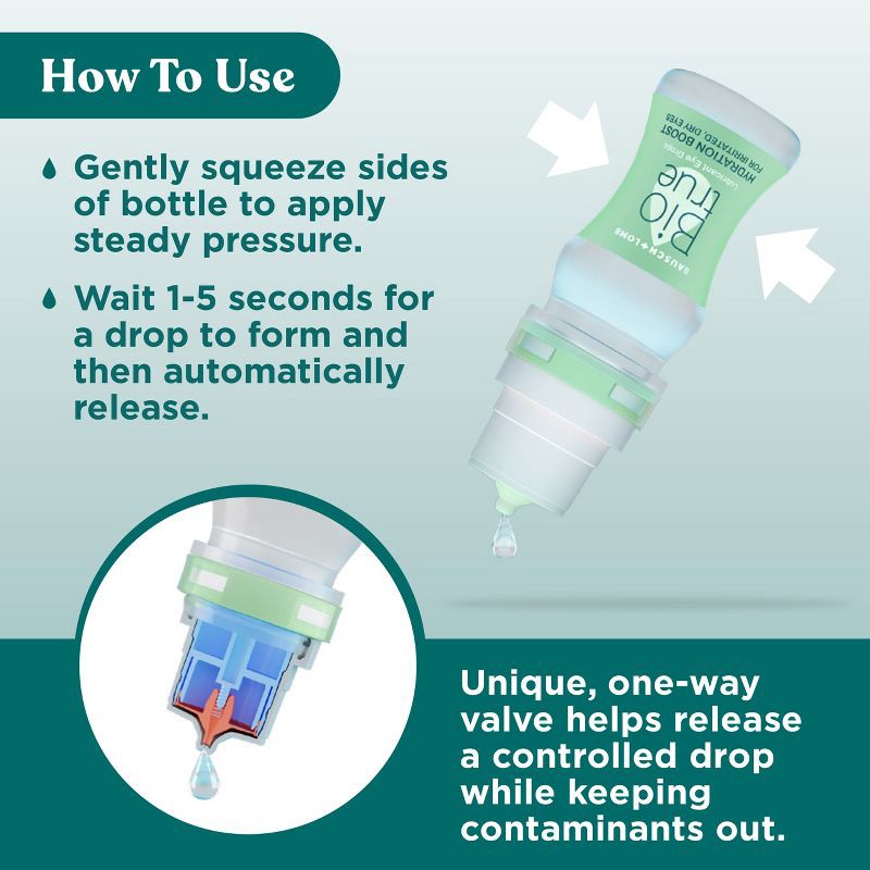 slide 5 of 12, Biotrue Hydration Boost Lubricating Dry Eye Drops - 10ml, 10 ml