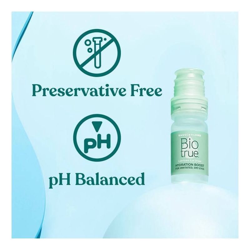 slide 10 of 12, Biotrue Hydration Boost Lubricating Dry Eye Drops - 10ml, 10 ml