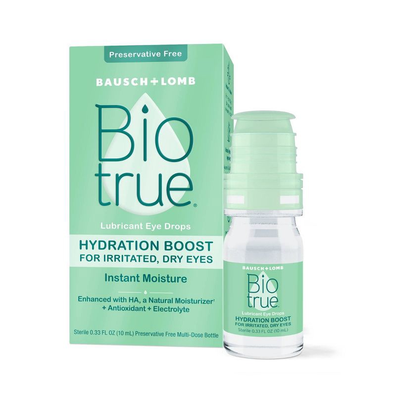slide 1 of 12, Biotrue Hydration Boost Lubricating Dry Eye Drops - 10ml, 10 ml
