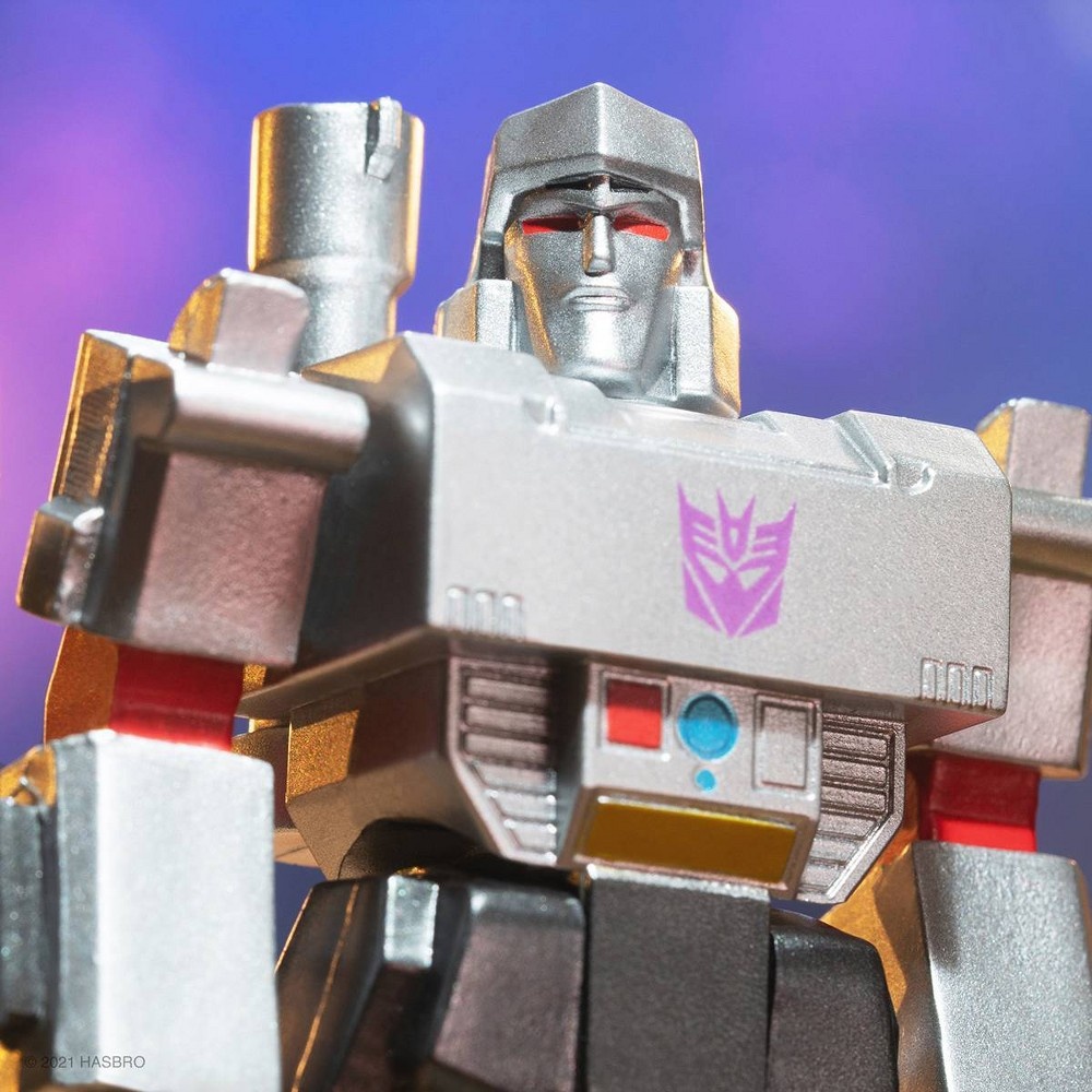 slide 4 of 5, Super7 Transformers Reaction Megatron - Metallic, 1 ct