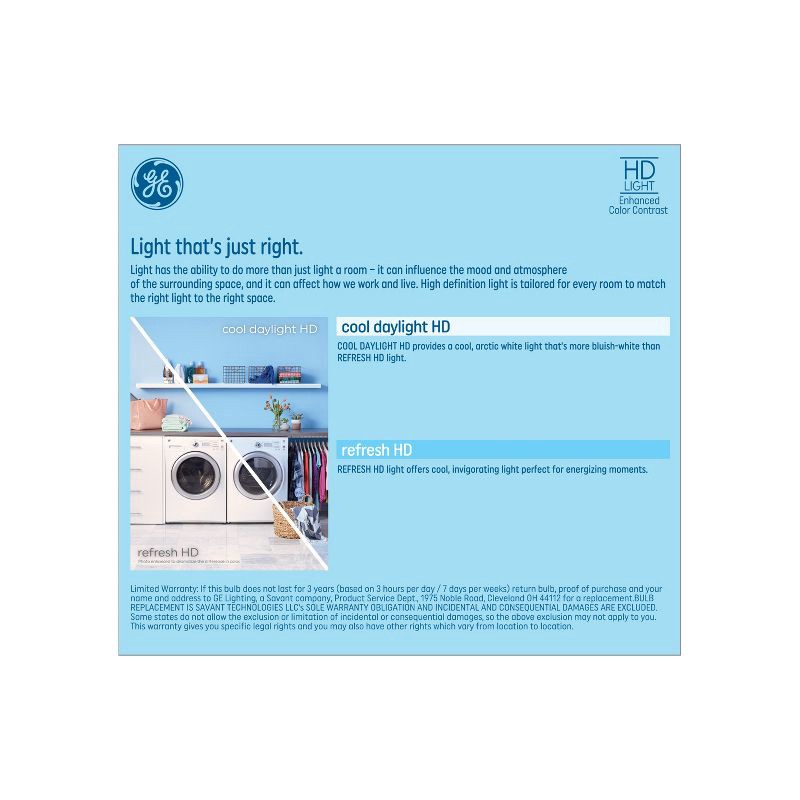 slide 3 of 7, GE Household Lighting GE 2pk 65W BR30 LED Indoor Floodlight Bulbs Cool Daylight, 2 ct