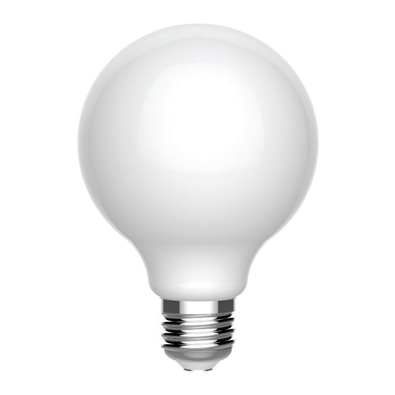 slide 2 of 7, GE Household Lighting GE 2pk 60W G25 LED Globe Light Bulbs Cool Daylight, 2 ct