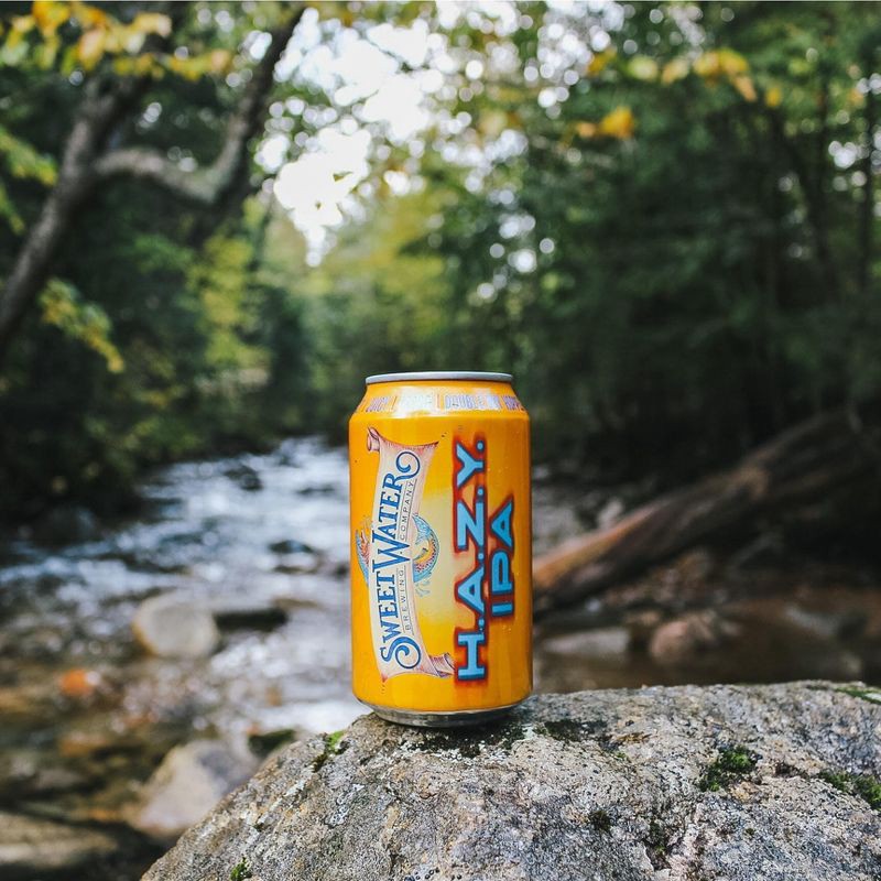 slide 6 of 7, SweetWater Brewing Company SweetWater H.A.Z.Y. IPA Beer - 12pk/12 fl oz Cans, 12 ct; 12 fl oz