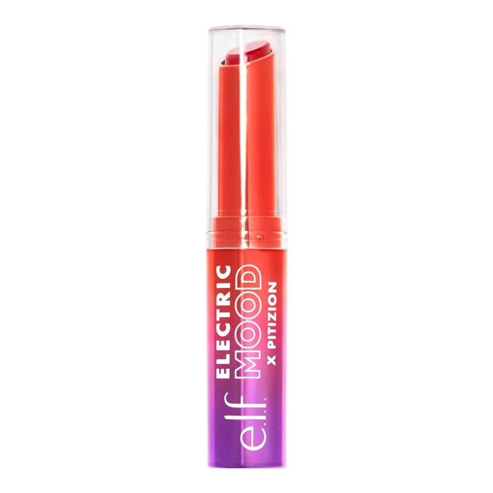 slide 4 of 6, e.l.f. Electric Mood x Pitizion Sheer Slick Lipstick - Ella, 0.067 oz