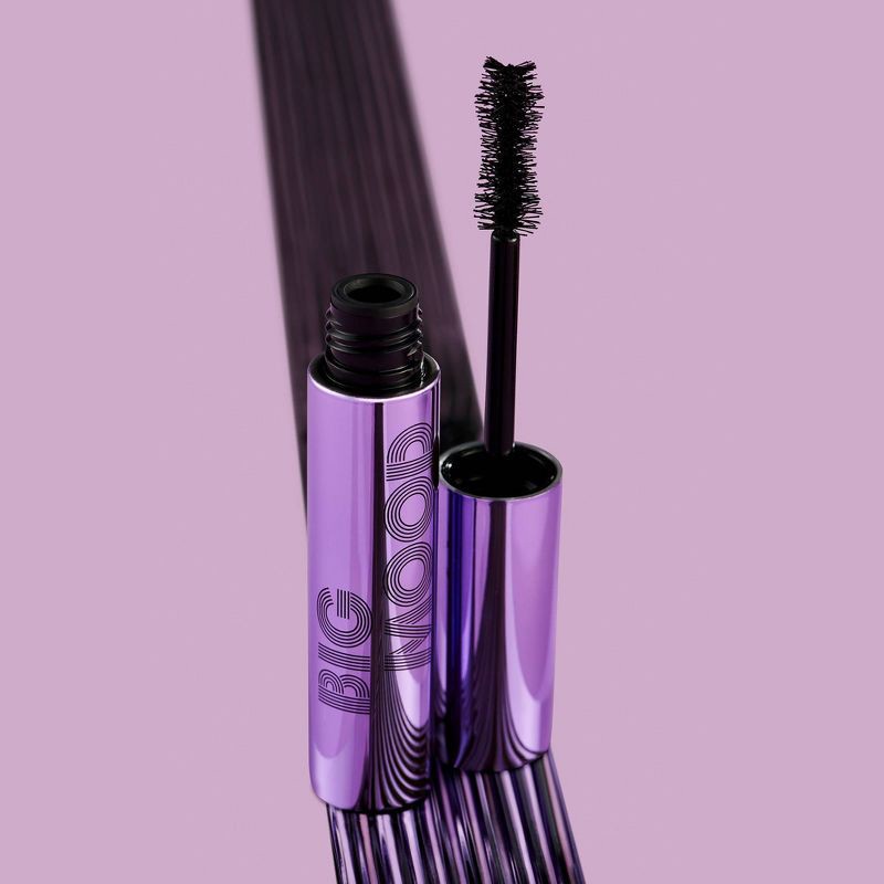 slide 5 of 8, e.l.f. Big Mood Mega Volume & Lifting Mascara - Pitch Black - 0.36 fl oz, 0.36 fl oz
