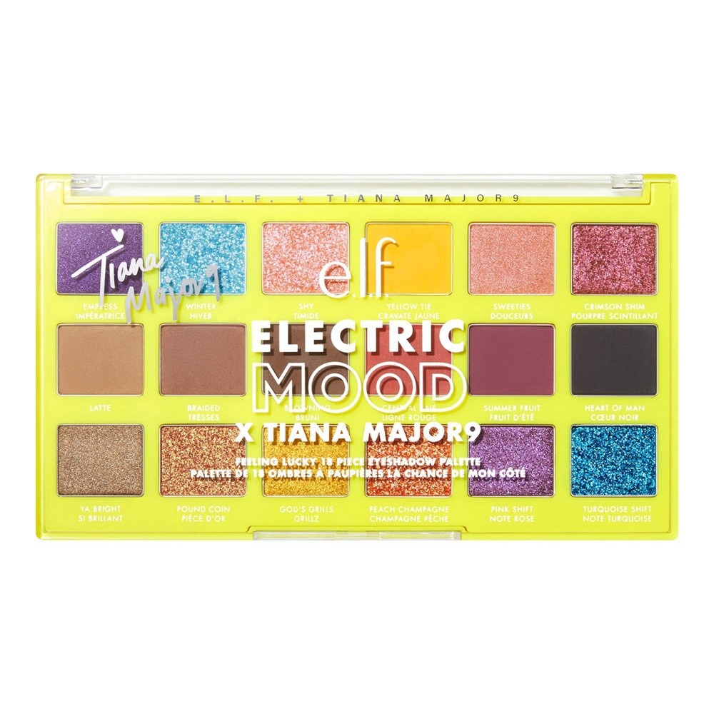 e.l.f. Electric Mood x Tiana Major9 Feeling Lucky Eyeshadow Palette 18
