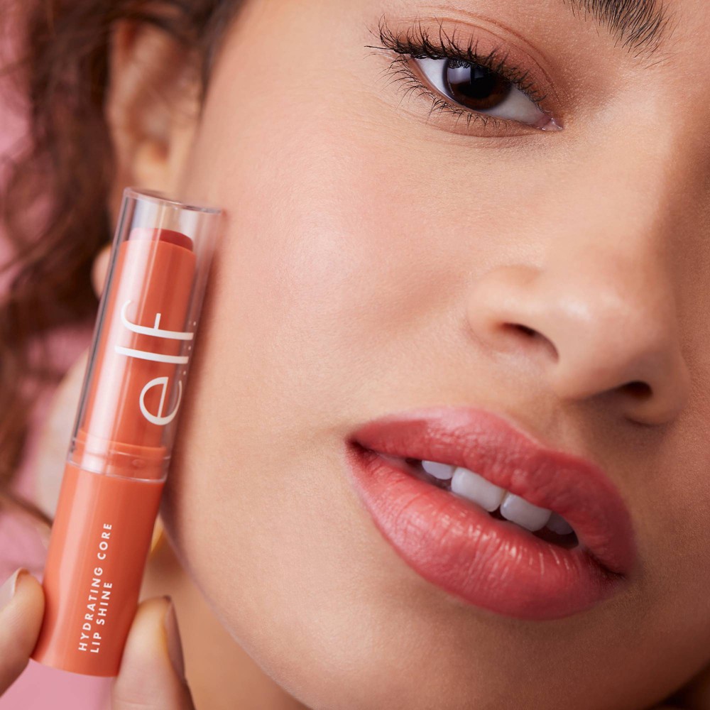 slide 2 of 7, e.l.f. Hydrating Core Lip Shine Makeup - Cheery - 0.09oz, 0.09 oz