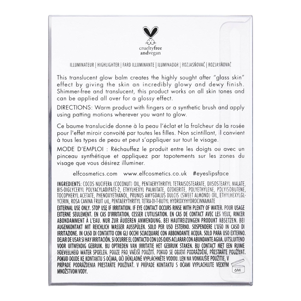 e.l.f. Electric Mood x Tove Lo Glassy Skin Balm Highlighter Ice Cold