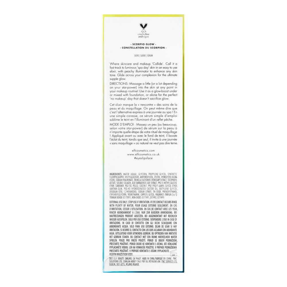 e.l.f. Electric Mood x Tiana Major9 Illuminating Elixir Scorpio Glow