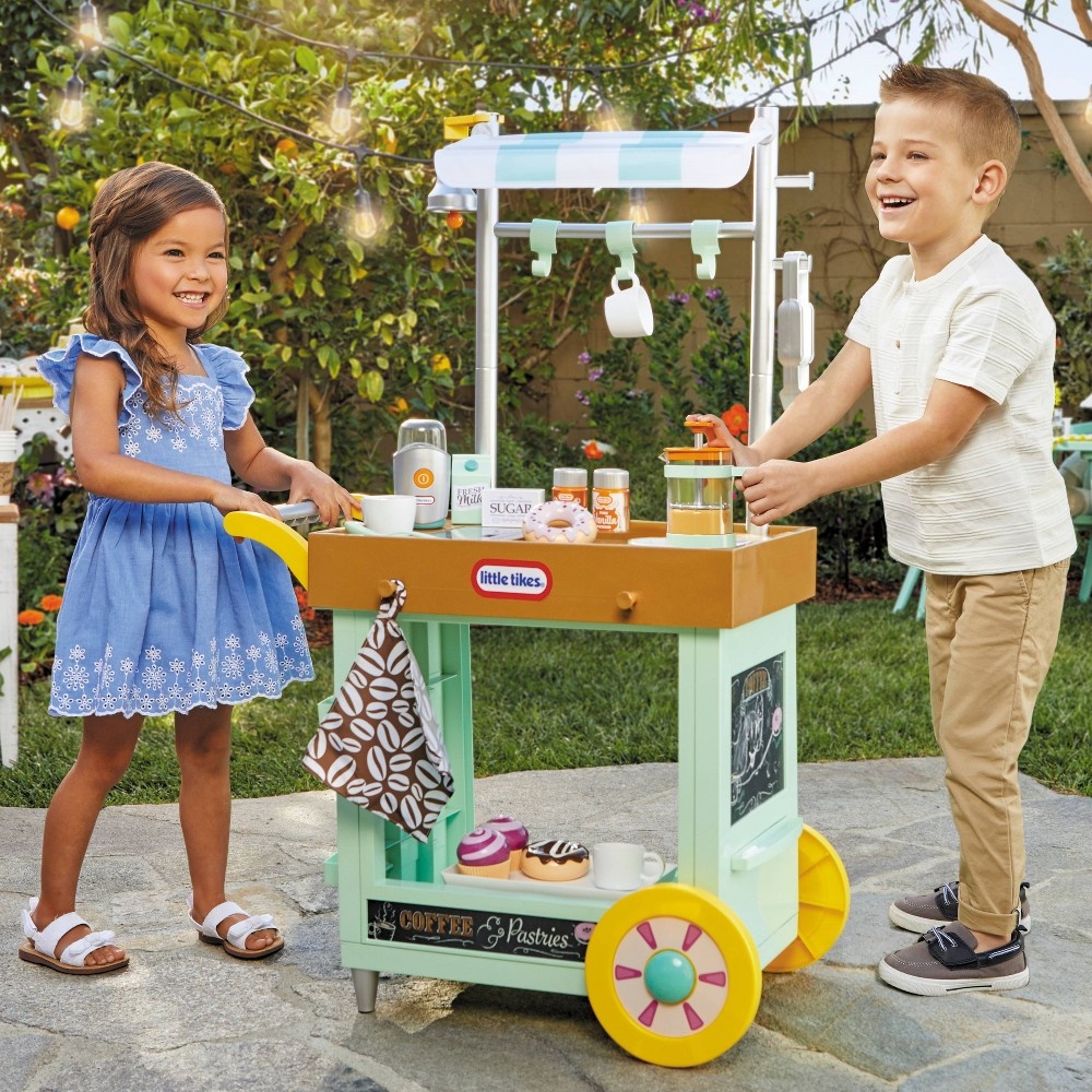 slide 3 of 5, Little Tikes 2-in-1 Cafe Cart, 1 ct