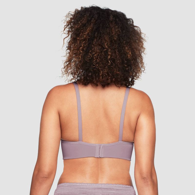 slide 3 of 6, Simply Perfect By Warner's Women's Longline Convertible Wirefree Bra - Mauve 40B: Medium Support, Lightly Lined, 1 ct