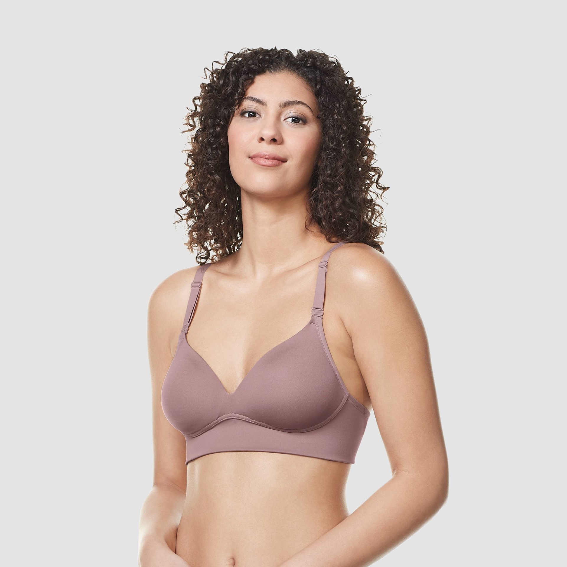 Simply Perfect By Warner's Women's Longline Convertible Wirefree Bra -  Mauve 36D 1 ct