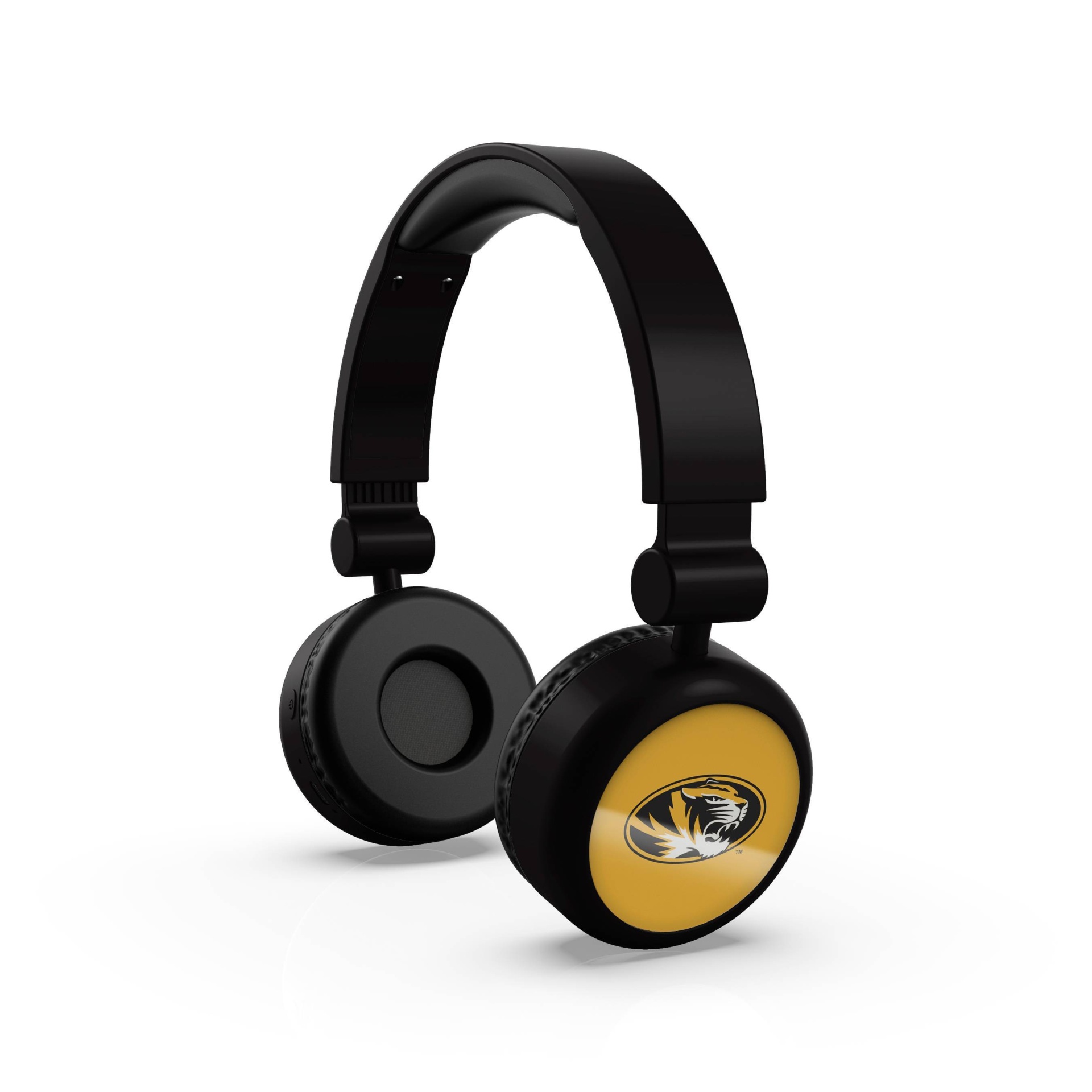 slide 1 of 1, NCAA Missouri Tigers Bluetooth Over-Ear Headphones, 1 ct