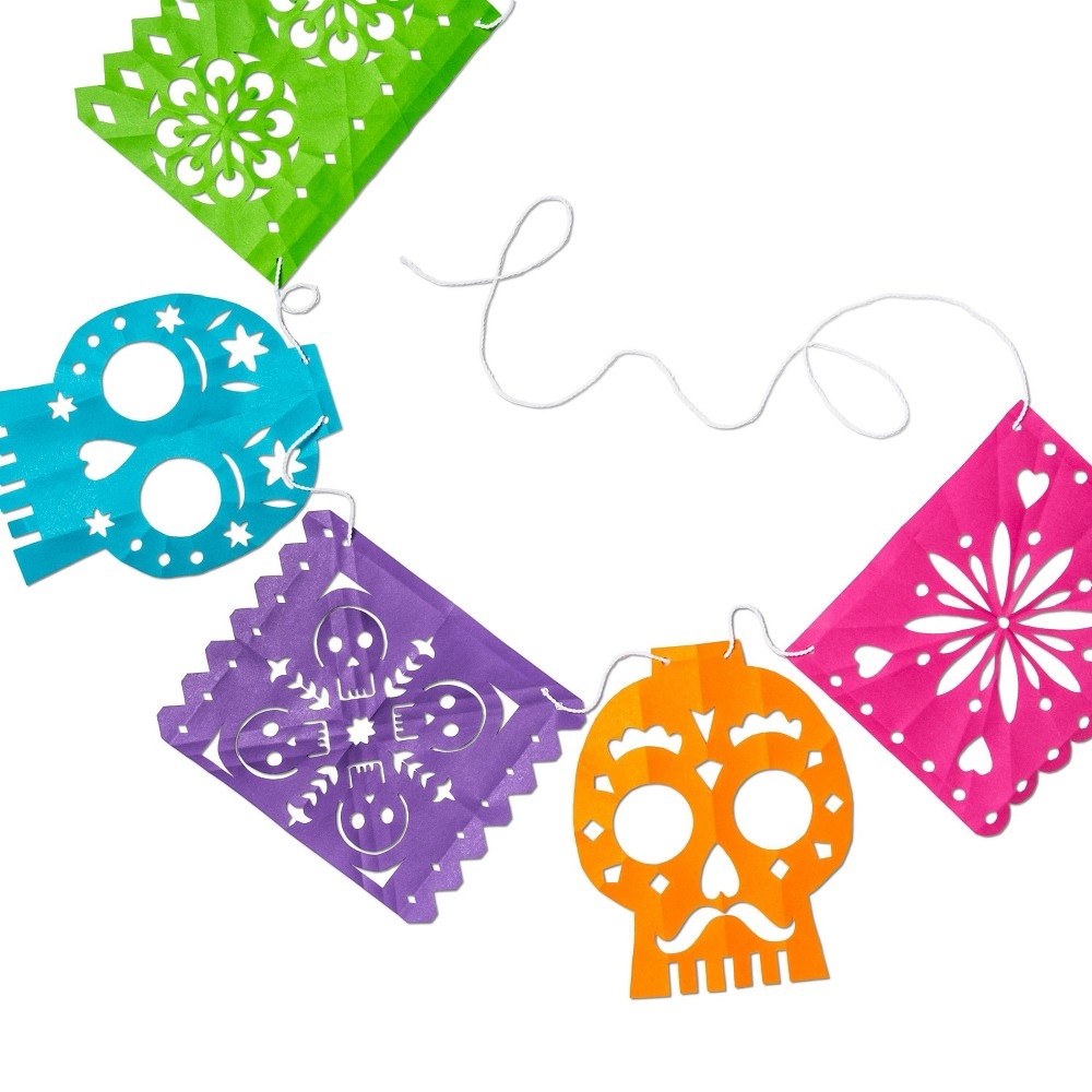 slide 2 of 4, Papel Picado Craft Kit - Mondo Llama, 1 ct
