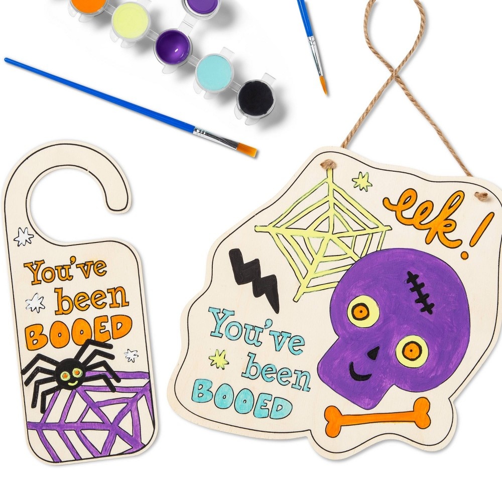 Mondo Llama/ Paint Your Own Wood Door Hangers/craft Kits 