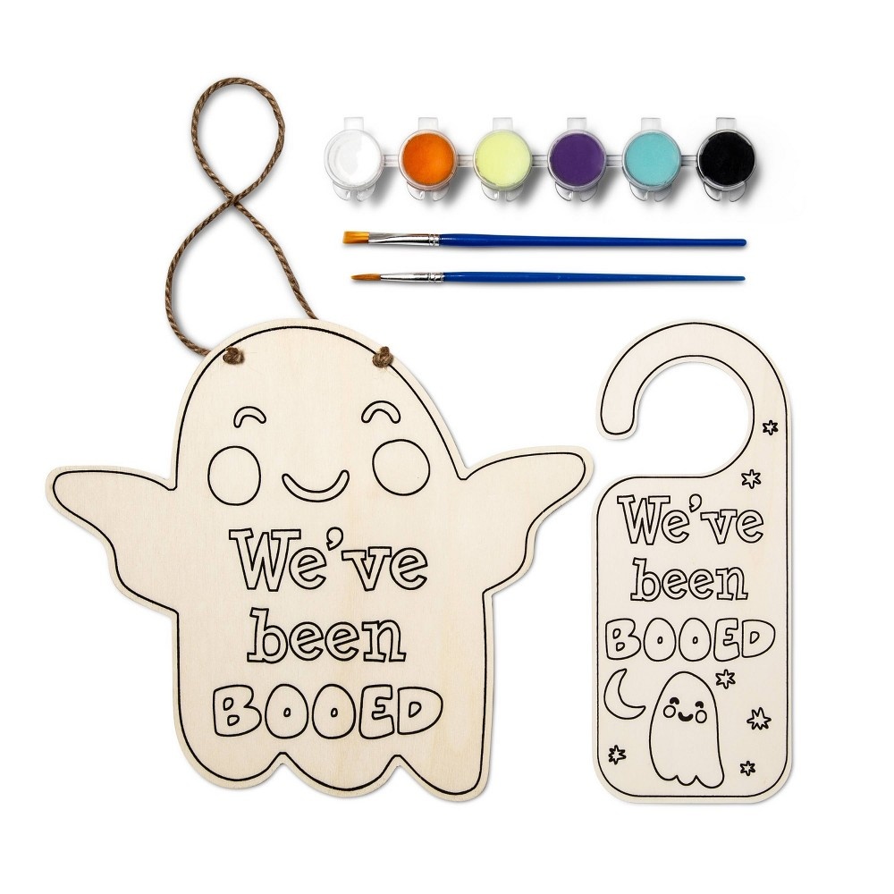 Mondo Llama/ Paint Your Own Wood Door Hangers/craft Kits 