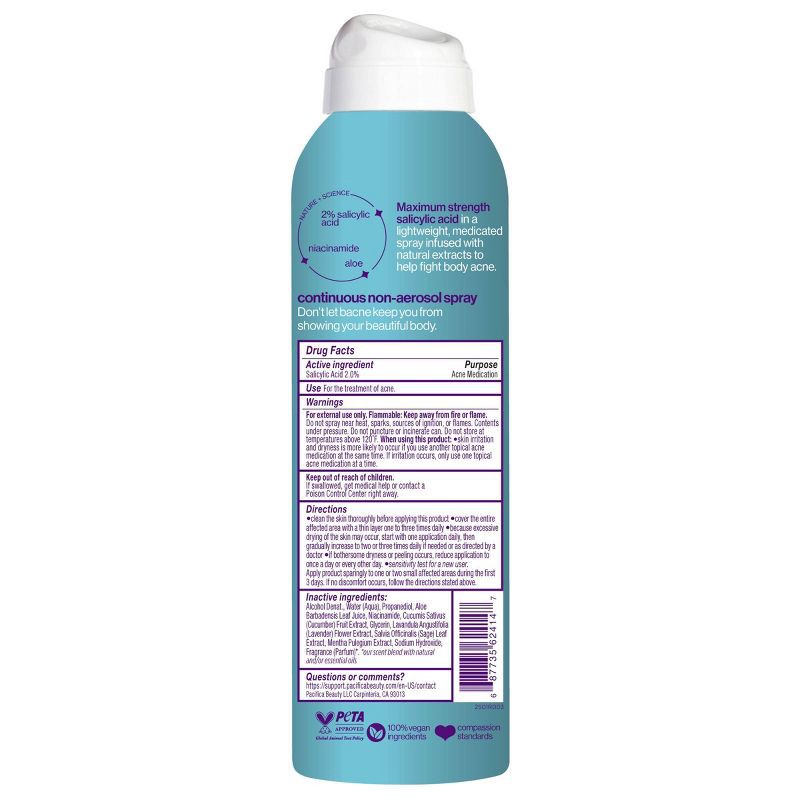 slide 2 of 9, Pacifica Bacne Warrior Spray - 5.8 fl oz, 5.8 fl oz