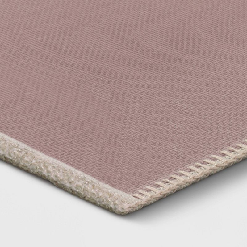 slide 4 of 4, 2'6"x3'10" Washable Cromwell Printed Persian Style Rug Tan - Threshold™, 1 ct