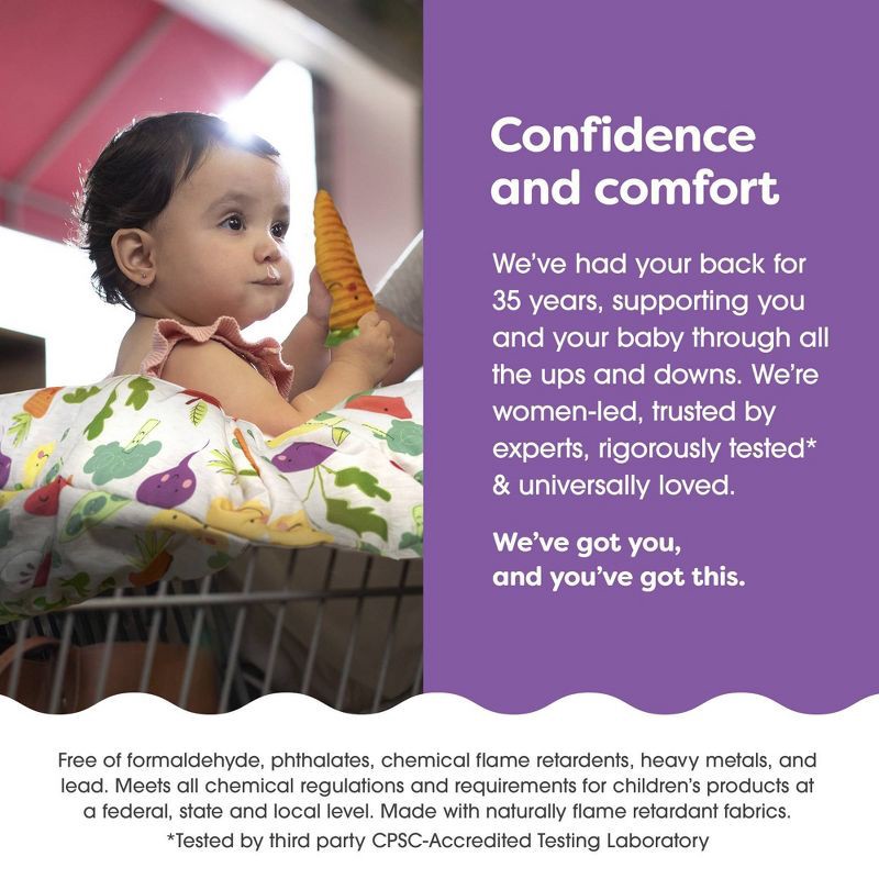 slide 4 of 7, Boppy Cart and High Chair Cover - Farmers Market, 1 ct