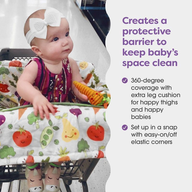 slide 7 of 7, Boppy Cart and High Chair Cover - Farmers Market, 1 ct