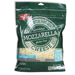 Weis Quality Low Moisture Part Skim Mozzarella Shredded Cheese