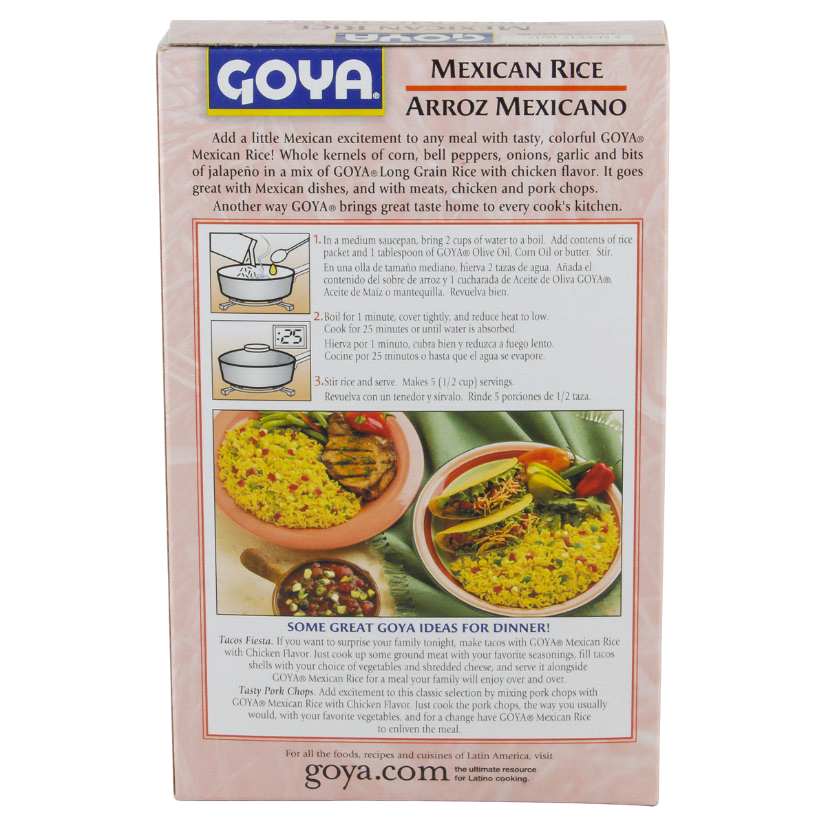 slide 13 of 21, Goya Mexican Rice - Chicken Flavor, 8 oz