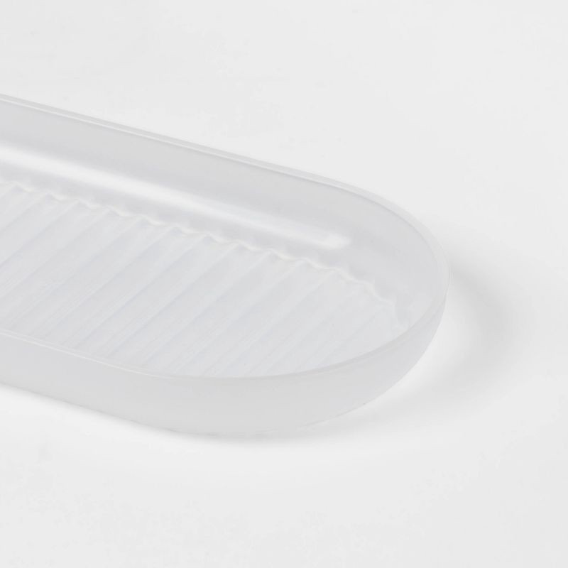 slide 3 of 4, Plastic Soap Dish Clear - Room Essentials™, 1 ct