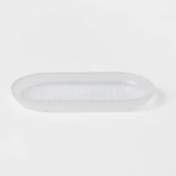 Plastic Soap Dish Clear - Room Essentials™