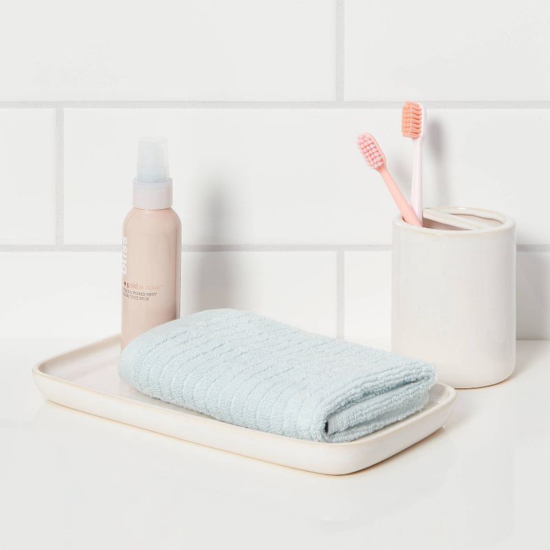 slide 2 of 4, Ceramic Vanity Tray White - Threshold™, 1 ct