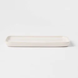 Ceramic Vanity Tray White - Threshold™