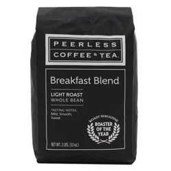 Peerless Coffee & Tea Peerless Breakfast Blend Light Roast Whole Bean Coffee - 32oz