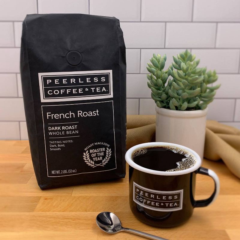 slide 4 of 4, Peerless Coffee & Tea Peerless French Roast Whole Bean Coffee - 32oz, 32 oz