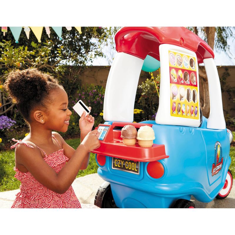 slide 2 of 7, Little Tikes Cozy Ice Cream Truck Ride-On, 1 ct