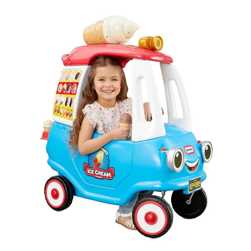slide 1 of 7, Little Tikes Cozy Ice Cream Truck Ride-On, 1 ct