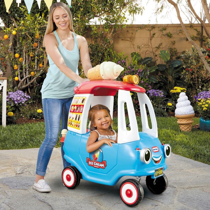 slide 5 of 7, Little Tikes Cozy Ice Cream Truck Ride-On, 1 ct