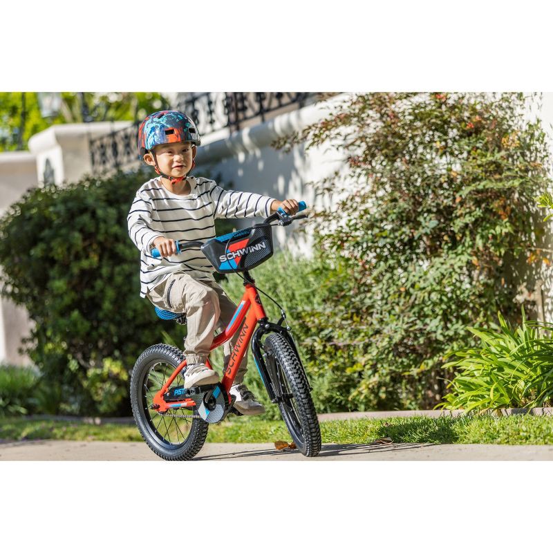 slide 12 of 16, Schwinn Piston 16" Kids' Bike - Black/Blue/Red, 1 ct