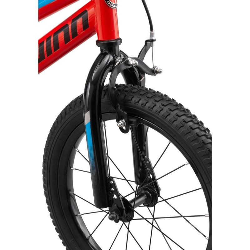 slide 6 of 16, Schwinn Piston 16" Kids' Bike - Black/Blue/Red, 1 ct