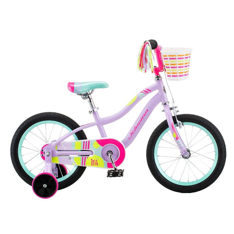 slide 2 of 15, Schwinn Iris 16" Kids' Bike - Purple, 1 ct