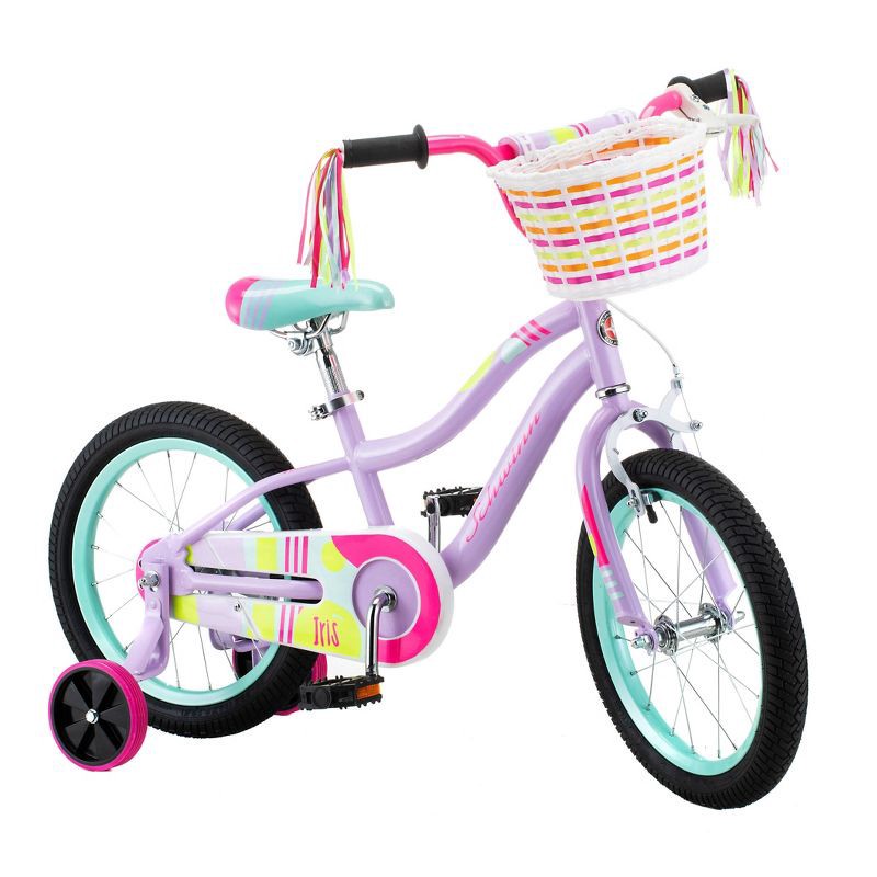 slide 1 of 15, Schwinn Iris 16" Kids' Bike - Purple, 1 ct