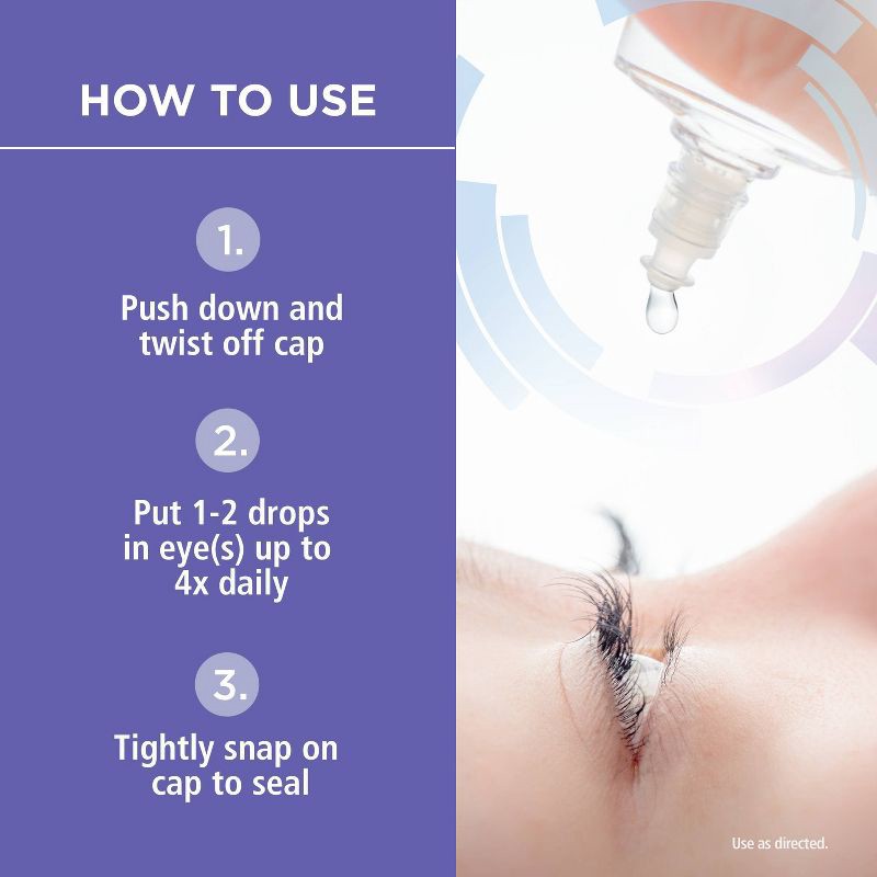 slide 6 of 9, Rohto Optic Glow Redness Reliever, Whitening, Lubricant Eye Drops - 0.4 fl oz, 0.4 fl oz