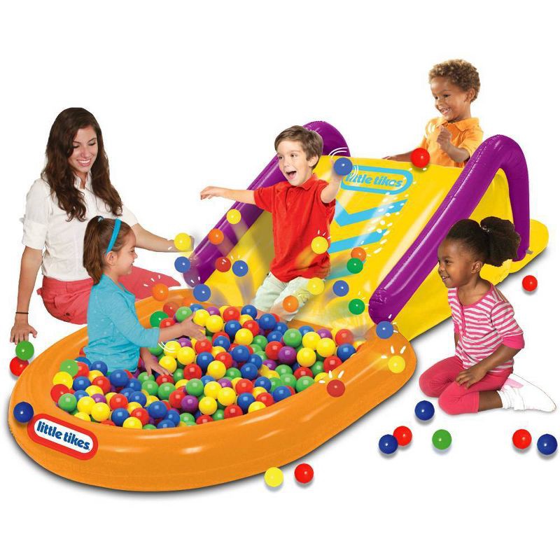 slide 3 of 5, Little Tikes Slide & Splash Down Ball Pit: Fun Toy for Kids 3-6 Years, 1 ct