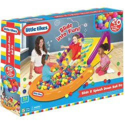 Little Tikes Slide & Splash Down Ball Pit: Fun Toy for Kids 3-6 Years