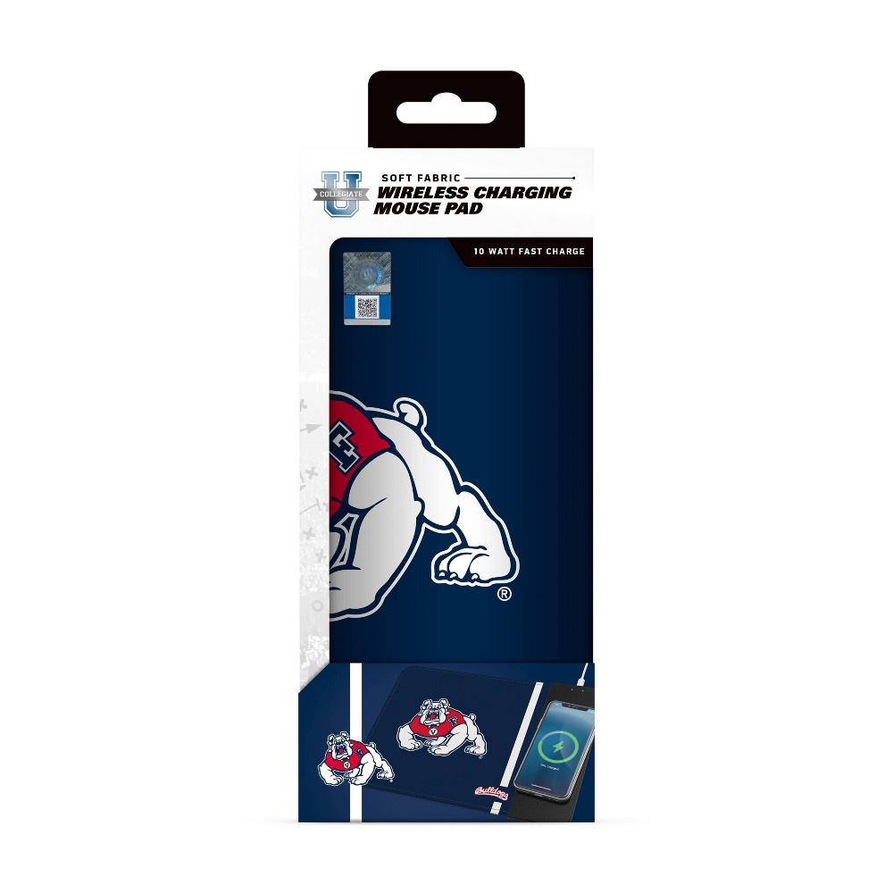 slide 2 of 3, NCAA Fresno State Bulldogs Wireless Charging Mousepad, 1 ct