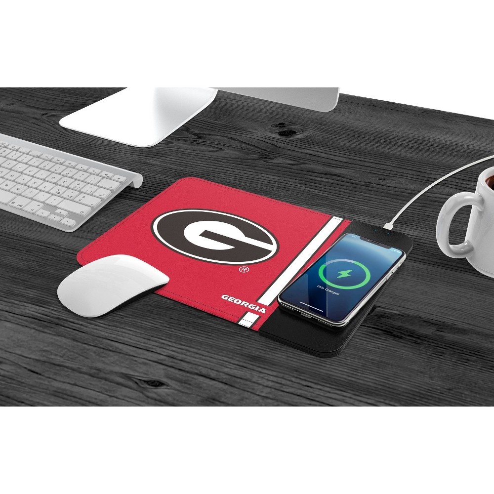 slide 3 of 3, NCAA Georgia Bulldogs Wireless Charging Mousepad, 1 ct