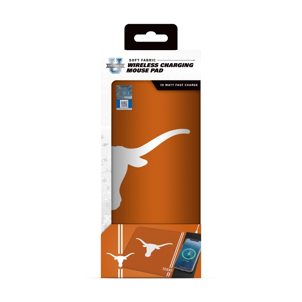 slide 2 of 3, NCAA Texas Longhorns Wireless Charging Mousepad, 1 ct