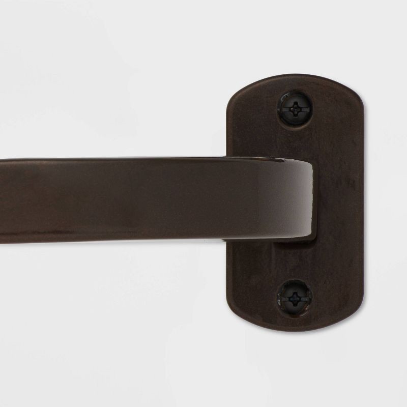 slide 3 of 3, 4pc Bath Hardware Set Oil Rubbed Bronze - Threshold™: Includes Towel Ring, Robe Hook, Tissue Holder, 4 ct