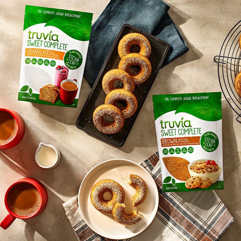 slide 7 of 8, Truvia Sweet Complete Calorie-Free Sweetener from the Stevia Leaf - 16oz, 16 oz