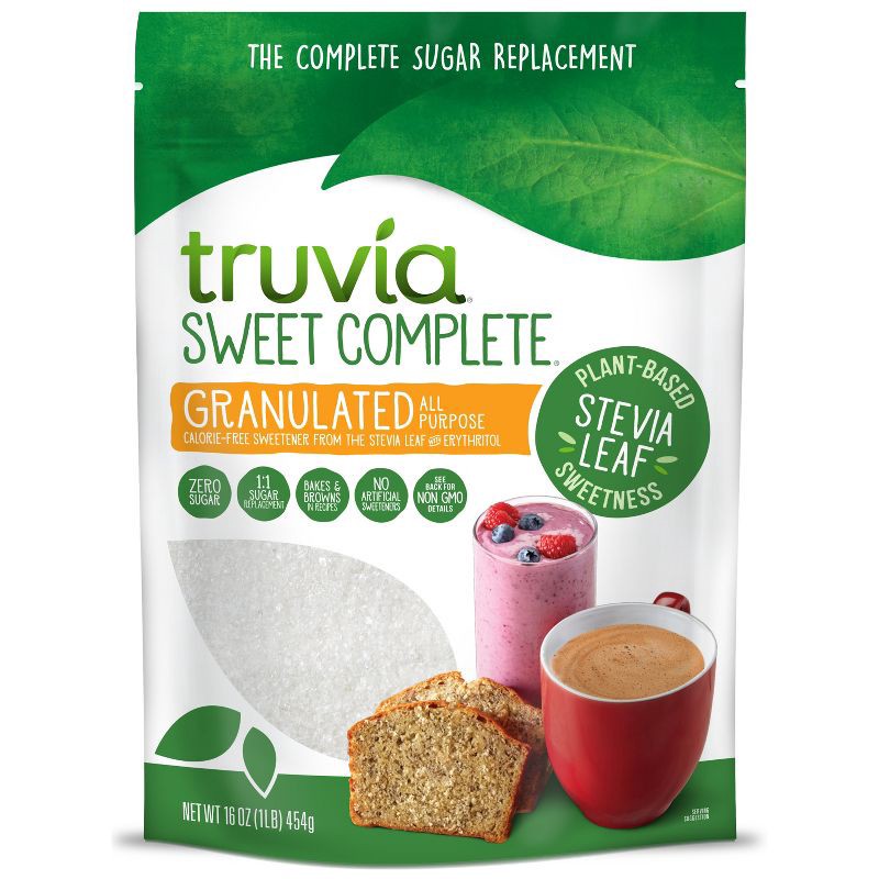 slide 1 of 7, Truvia Sweet Complete Calorie-Free Sweetener from the Stevia Leaf - 16oz, 16 oz